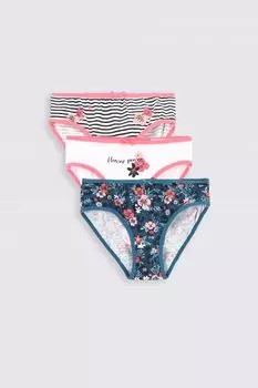Комплект трусов Coccodrillo, 3 предмета, мультиколор