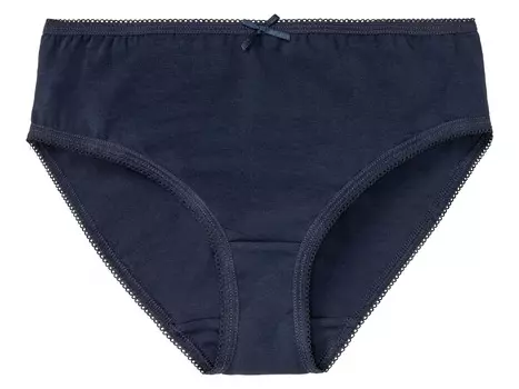 Трусы для девочек Peperts!, 4 шт., из натурального хлопка, темно-синий/темно-синий/розовый/белый