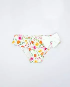 Трусы для девочки с рюшами и цветочным принтом Fina Ejerique, мультиколор