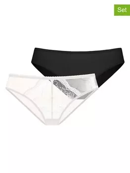 Трусы Dorina 2er Set Jourdan, цвет creme/schwarz