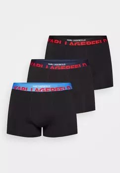 Трусы Double Logo Trunk 3 Pack KARL LAGERFELD, мультиколор