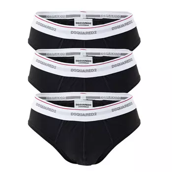 Трусы Dsquared 3er Pack, черный