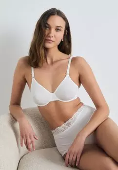 Трусы EMELIE BRIEF HIGH 3 PACK Lindex, белый