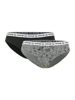 Трусы Emoji, черный
