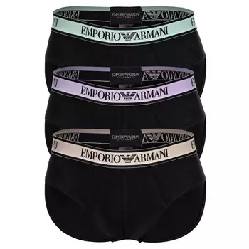 Трусы Emporio Armani 3er Pack, черный