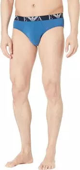 Трусы Emporio Armani Bold Monogram 2-Pack Brief, цвет Marine/Octanium