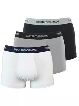 Трусы Emporio Armani Boxer shorts, цвет grey/black/white