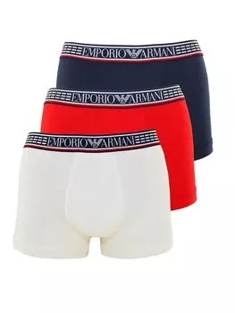 Трусы Emporio Armani Boxer shorts, цвет navy/red/white