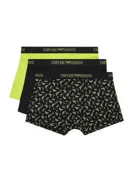 Трусы Emporio Armani Boxer shorts, цвет neon green/black