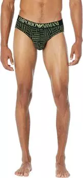 Трусы Emporio Armani Eagle Brand Logo Brief, цвет Black Logoband