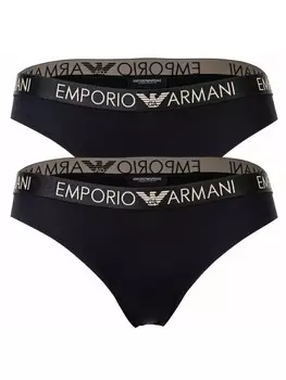 Трусы Emporio Armani Slip 2er Pack, черный