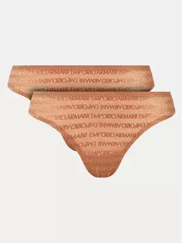 Трусы Emporio Armani Underwear, коричневый