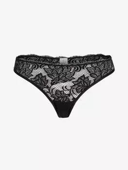 Трусы Erlich Textil String Spitze EMILIA, черный