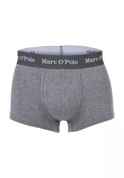 Трусы Essentials короткие, 3 шт., пояс с логотипом, мужские Marc O'Polo, серый