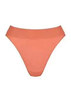 Трусы Ever Infused с высоким вырезом бесшовные легкие Sloggi, цвет apricot brandy