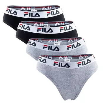 Трусы Fila 4er Pack, черный
