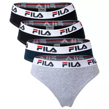 Трусы Fila 4er Pack, цвет Schwarz/Grau/Marine