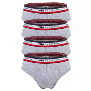 Трусы Fila 4er Pack, серый