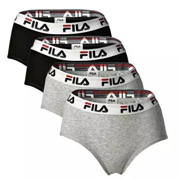 Трусы Fila Panty 4er Pack, черный