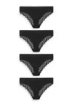Трусы FOUR PACK Next, черный