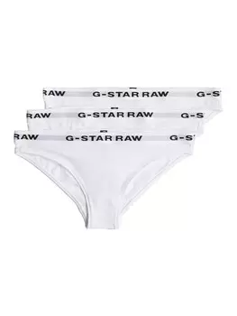 Трусы G-Star Raw Slip 3er Pack, белый