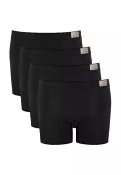 Трусы Go Natural, 4 пары, мужские sloggi, черный