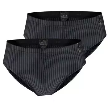 Трусы Gtzburg s 2er Pack, цвет Schwarz/Grau gestreift