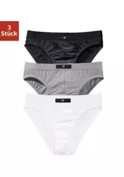 Трусы H.I.S (3 шт.) с логотипом H.I.S спереди, белый