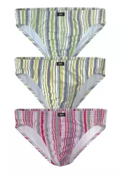 Трусы H.I.S "в модную полоску" (упаковка, 3 шт.), цвет Gestreift