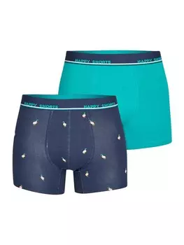 Трусы Happy Shorts Boxer shorts, цвет marine blue/turquoise