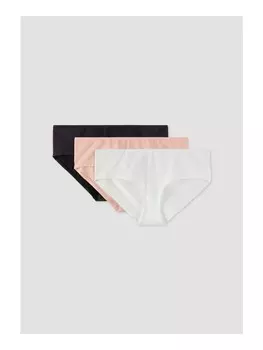 Трусы Hessnatur Panty Regular Cut im 3er Pack COTTON FEEL aus Bio Baumwolle, цвет puder