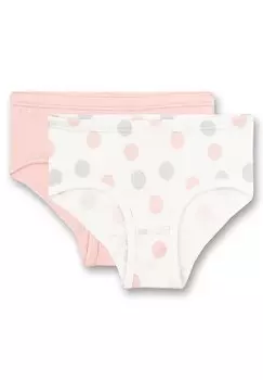 Трусы HFT DOPPELPACK DOTS-ALLOVER Sanetta, цвет beige