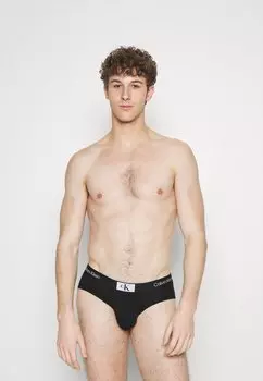 Трусы HIP BRIEF 3 PACK Calvin Klein Underwear, черный