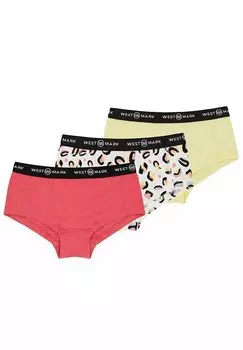Трусы HIPSTER 3-PACK WESTMARK LONDON, цвет pink, yellow, pink aop