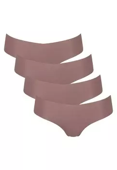 Трусы HIPSTER 4ER PACK Sloggi, коричневый