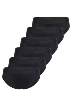 Трусы HIPSTER 6ER PACK GO CASUAL Sloggi, черный