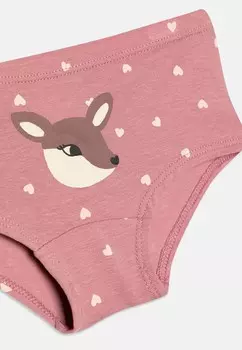 Трусы HIPSTER HEARTS DEER 3 PACK Lindex, сиреневый