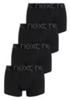 Трусы HIPSTERS 4 PACK Next, черный