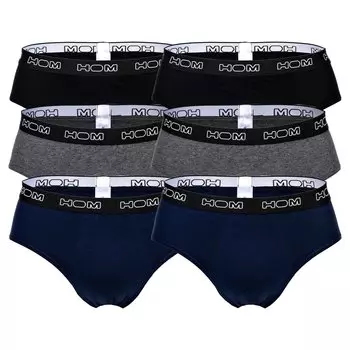 Трусы HOM 6er Pack, черный