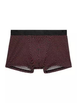Трусы HOM Boxer shorts Murray HO1, цвет fire red/black