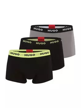 Трусы HUGO Boxer shorts, цвет basalt grey/black