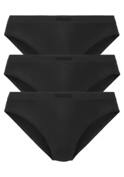 Трусы HUGO Underwear "TRIPLET BRIEF PURE" (3 шт. в упаковке, 3 шт. в упаковке), с логотипом в тон, черный