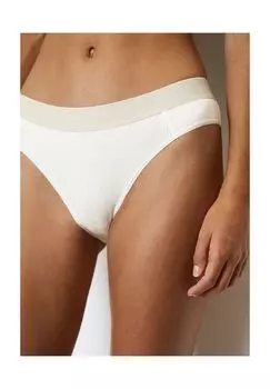Трусы Iconic Rib, 2 шт., пояс с логотипом, для женщин Marc O'Polo, цвет White Cotton