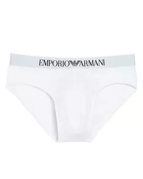 Трусы из эластичного хлопка Armani