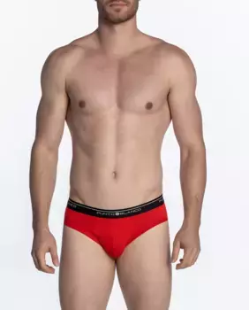 Трусы из эластичного хлопка Punto Blanco, красный