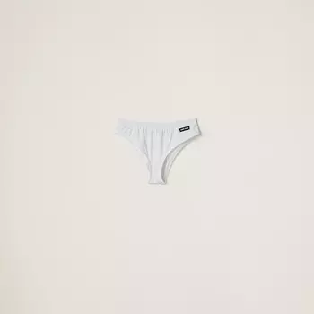 Трусы из джерси Miu Miu, белый