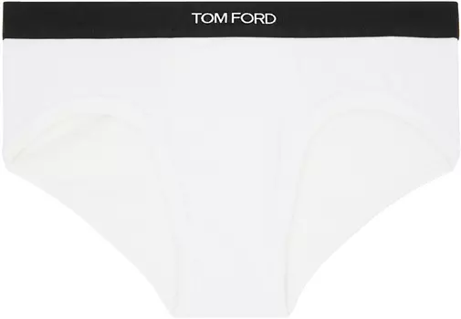 Трусы из хлопка TO FORD TOM FORD, белый