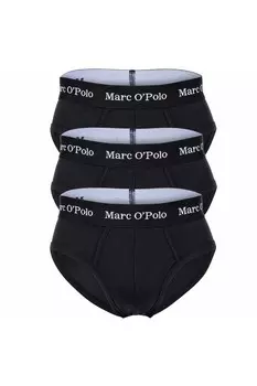 Трусы из органического хлопка, 3 пары Marc O'Polo, черный