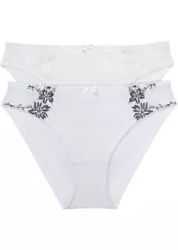 Трусы из переработанного полиамида (2 шт в упаковке) Bpc Selection, белый