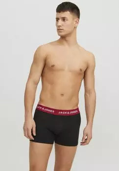 Трусы JACFLOWER BIRD TRUNKS 3 PACK Jack & Jones, синий